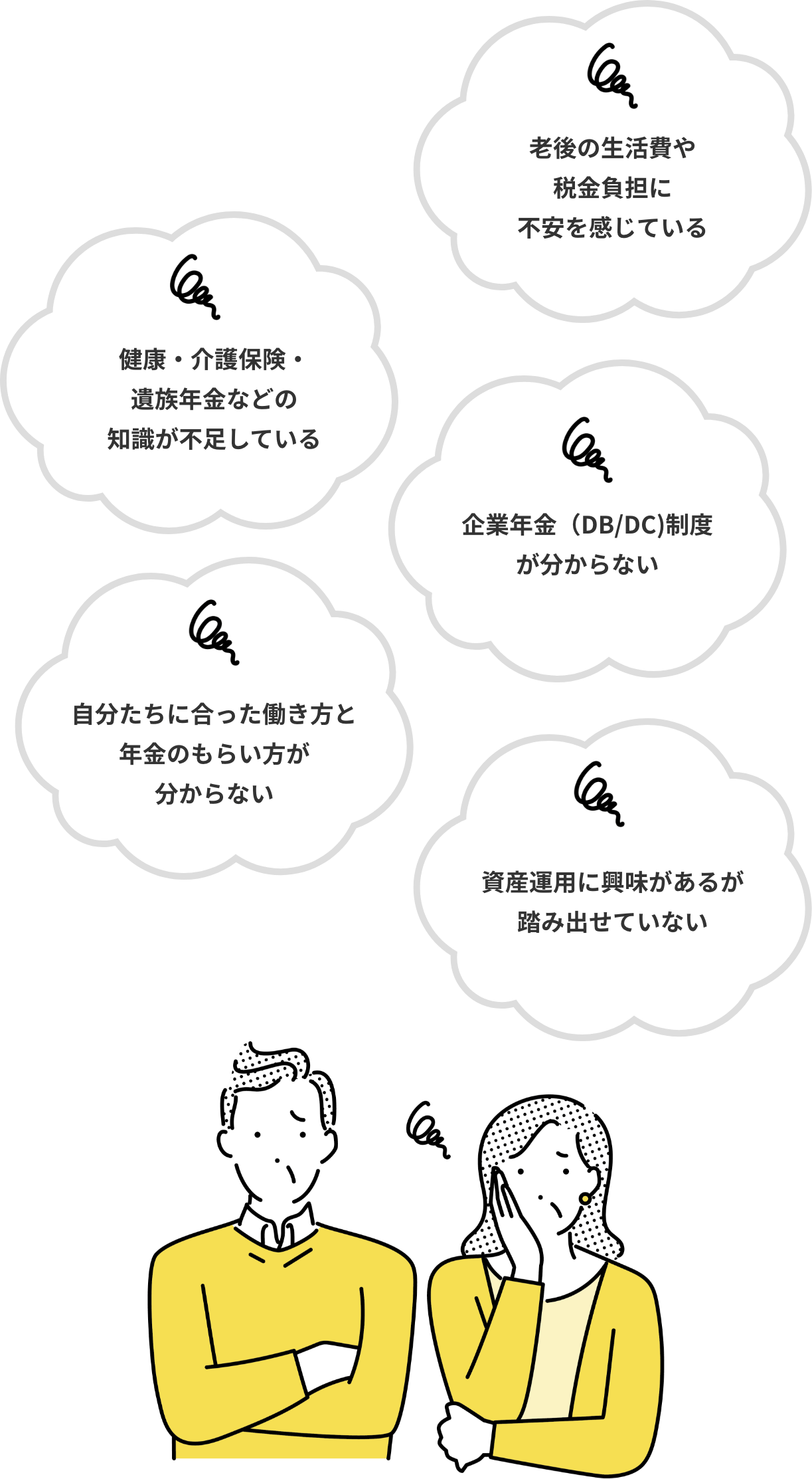 お悩み中の夫婦